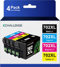 702XL 4 Pack Ink Cartridges Replacement for Epson 702XL - Reliable