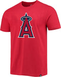 MLB Men's Team Color Primary Logo Cotton T-Shirt - Angels