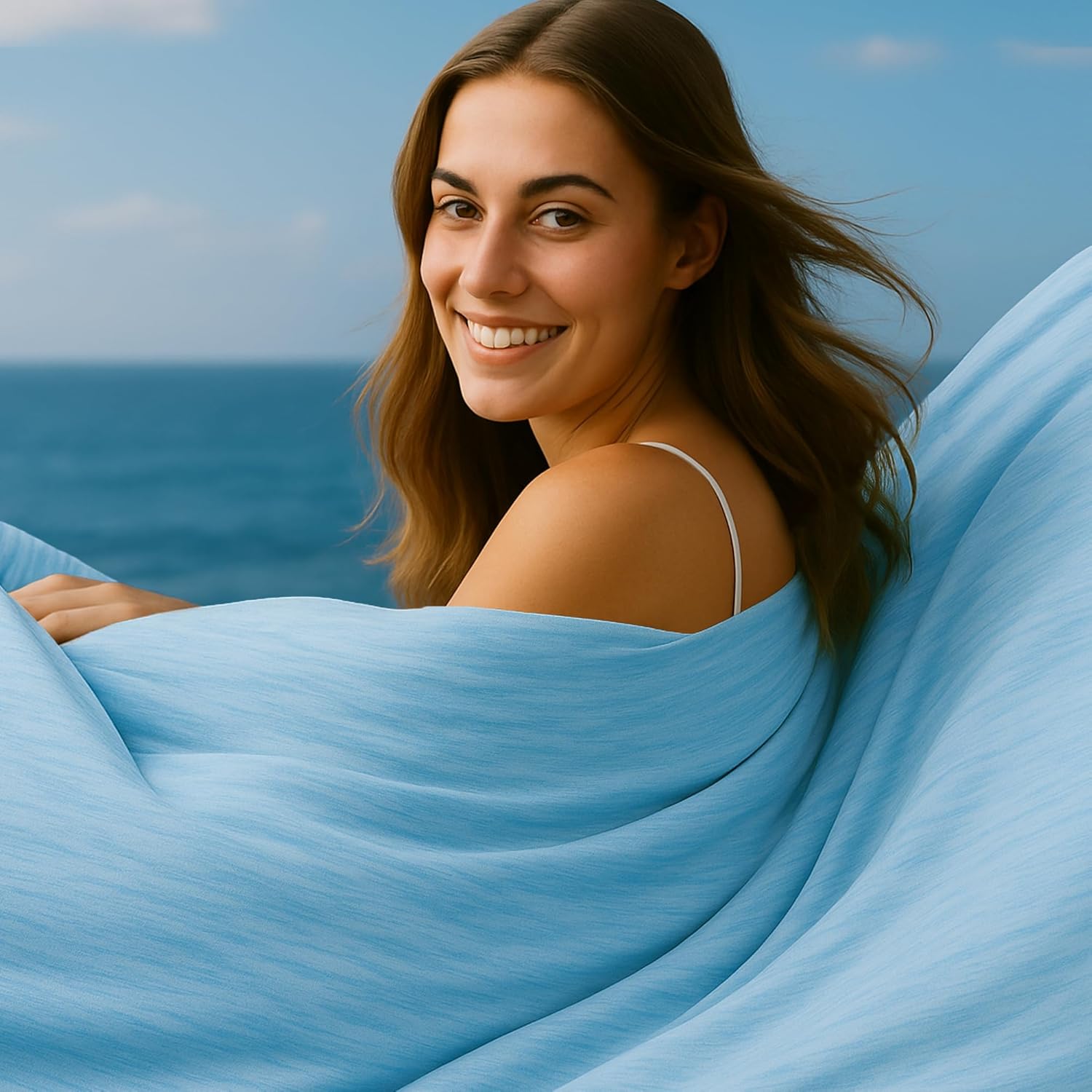 DOWNCOOL Cooling Blanket King Size for Hot Sleepers and Night Sweats