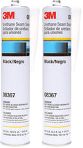 3M Urethane Seam Sealer 08367 Black - High Solids, Flexible (Pack