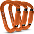 FVW Auto Locking Rock Climbing Carabiner Clips - 25KN Professional