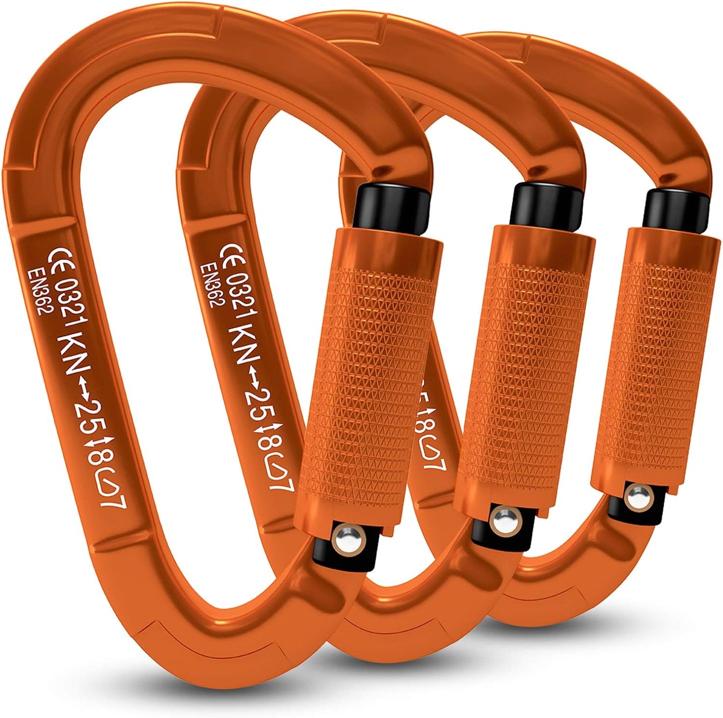 FVW Heavy Duty 25KN Rock Climbing Carabiner for Ultimate Safety