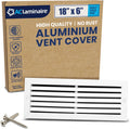 18 in x 6 in Decorative Air Return Vent Cover - Modern Ceiling Grill