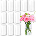 6 Inch Glass Cylinder Vases by UPBUD for Stunning Decor