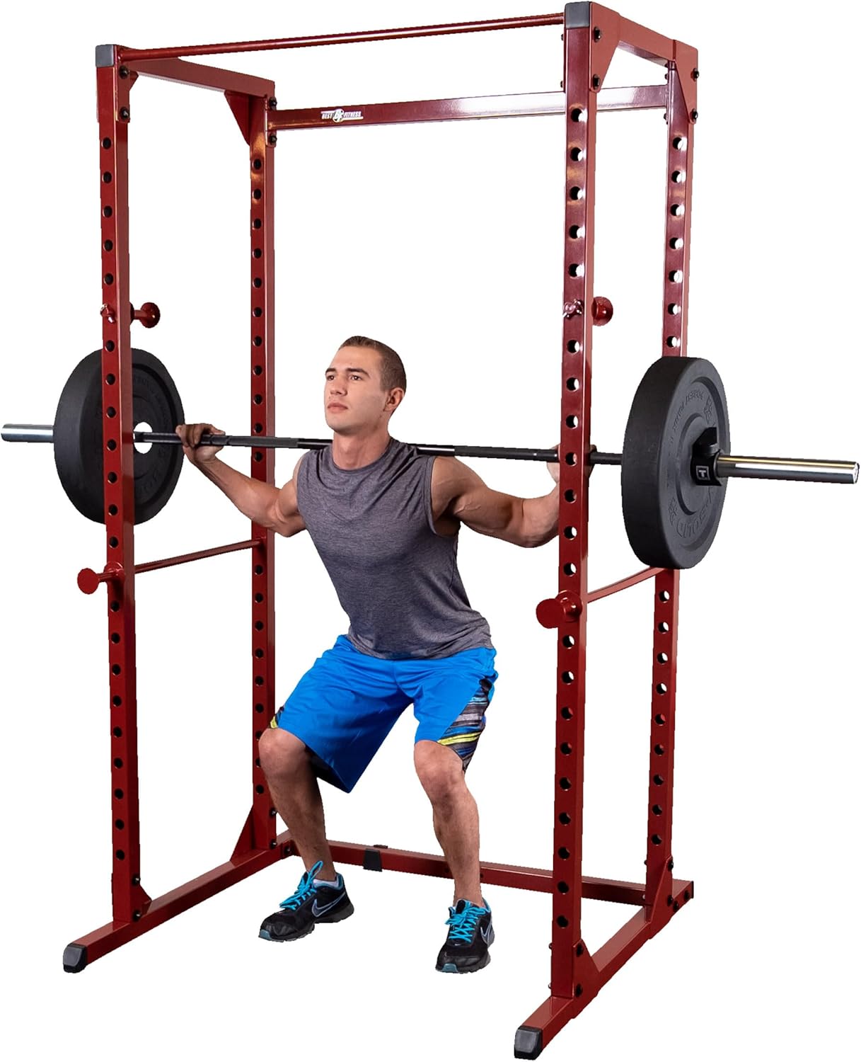 Body-Solid Power Rack: 500lb Capacity, 23 Safety Bars