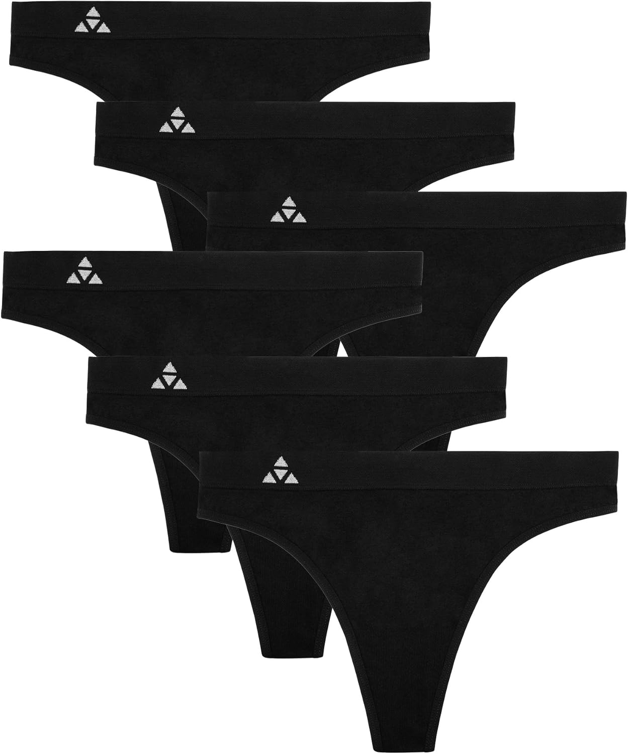 Moisture Wicking Underwear for Women, Seamless Workout Thongs