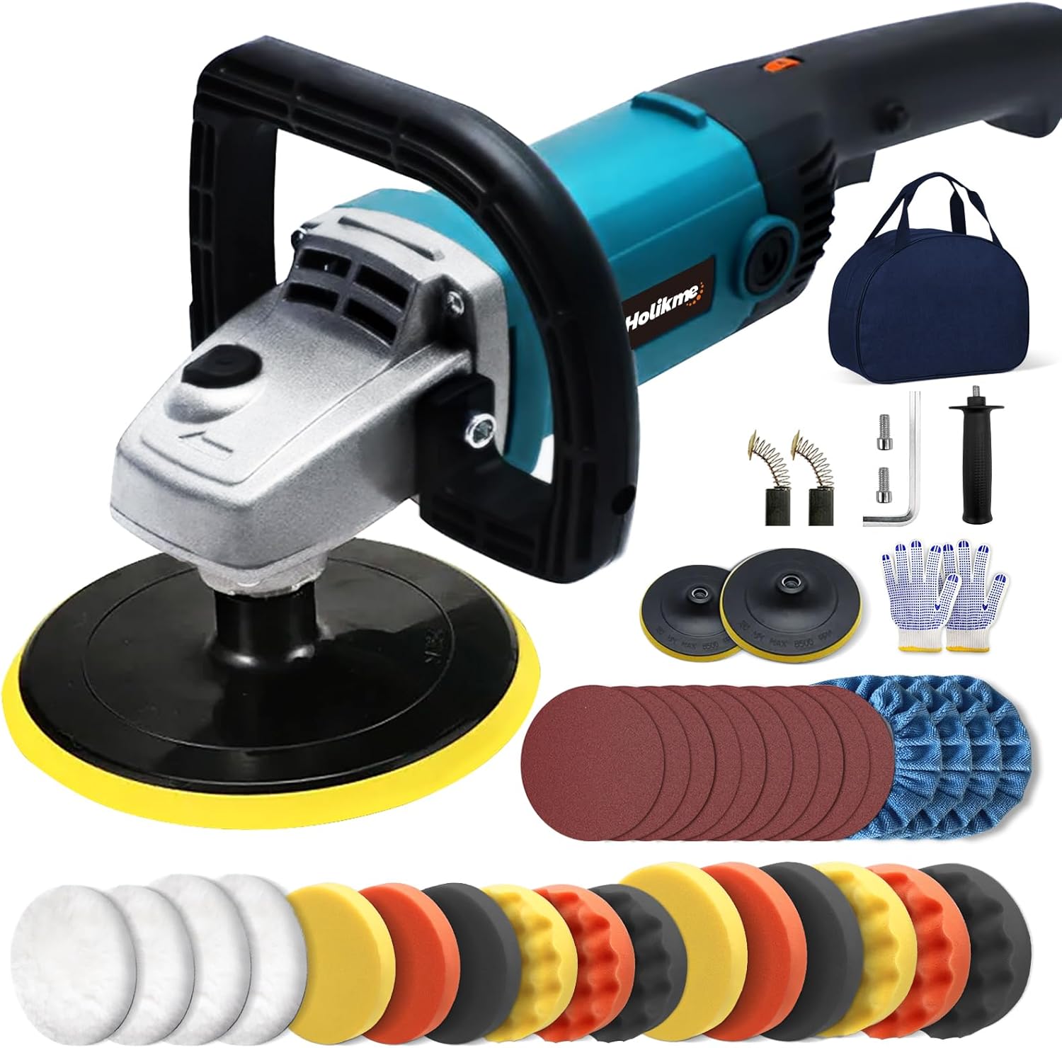 Holikme 35Pack Buffer Polisher for Car Waxing and Polishing