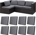 8Pcs Outdoor Furniture Cushion Covers for Weatherproof Protection
