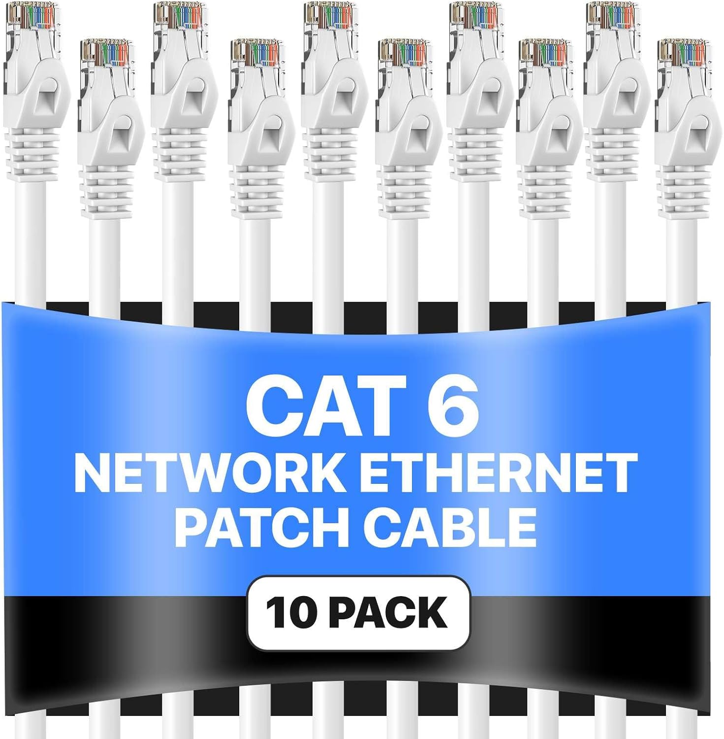 Cat6 7FT Network Ethernet Patch Cable for High-Speed Connectivity