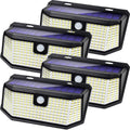 Solar Outdoor Motion Sensor Lights 2500Lm - 4 Pack Bright Security
