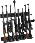 Gun Rack Wall Mount Vertical Rifle Storage - Adjustable Wall Display