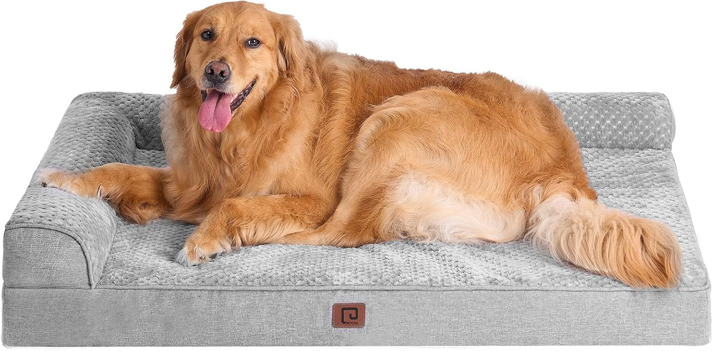 EHEYCIGA Extra Large Orthopedic Dog Bed for Comfort and Support