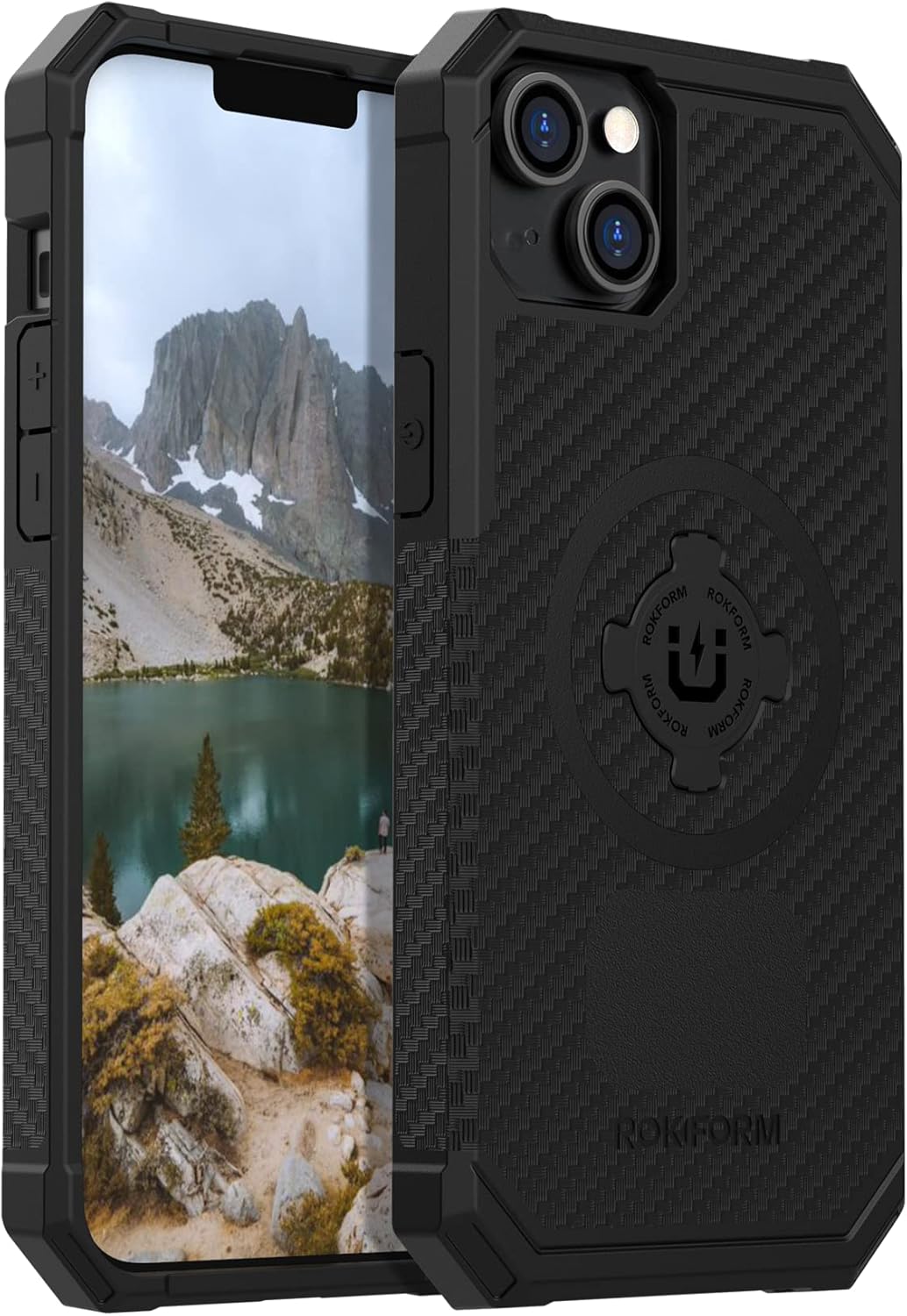 Rugged iPhone 14 Plus Case with Magnetic and Twist Lock Features