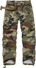 Cargo Pants Women Baggy Camo Tactical Pants Straight Leg - 9