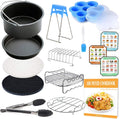 Ultimate 8 Air Fryer Accessories + Recipe Book