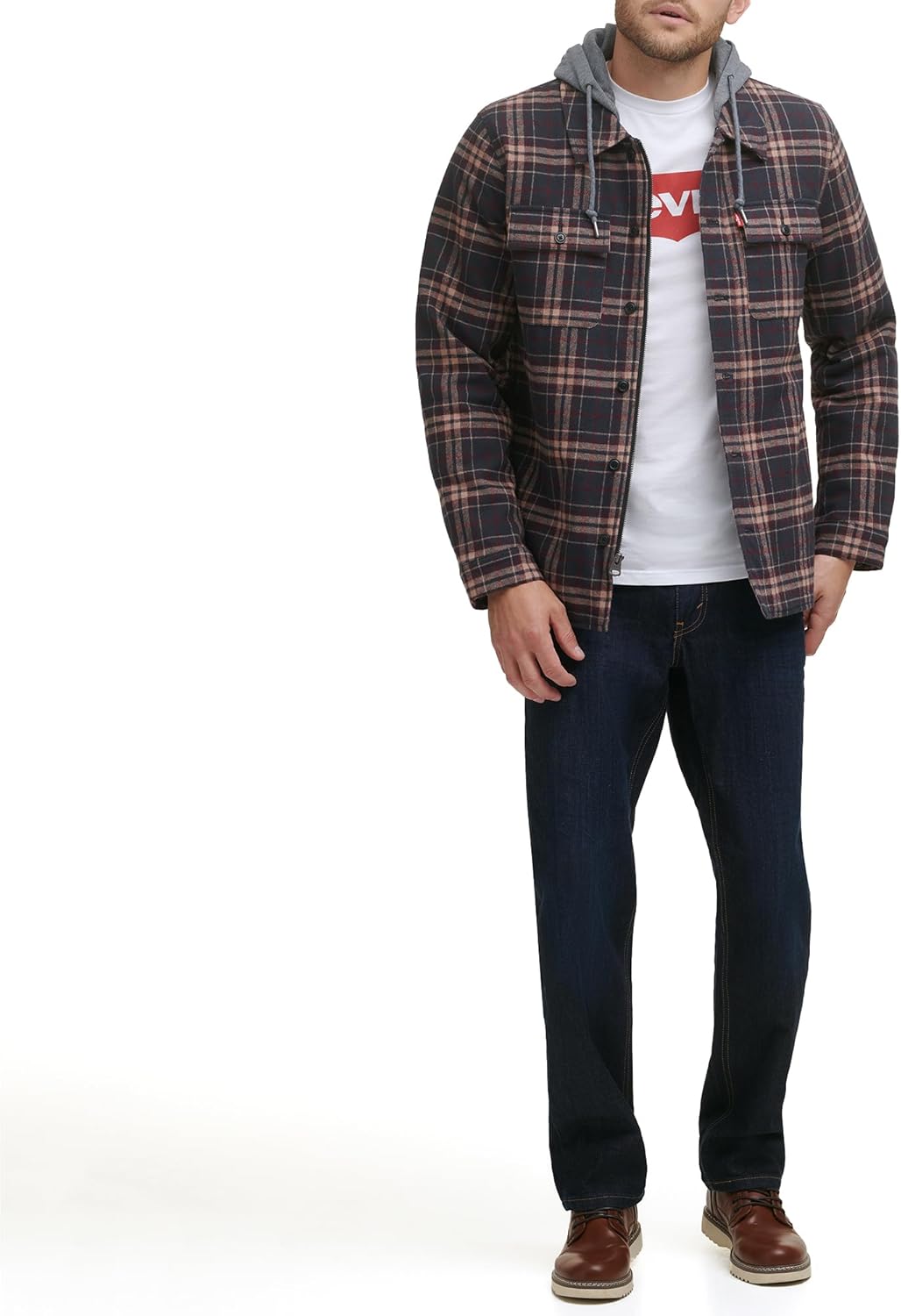 Levi's Plaid Sherpa Lined Hooded Shirt Jacket Review