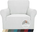 Jacquard Chair Slipcover with Arms - High Stretch, Pets Friendly