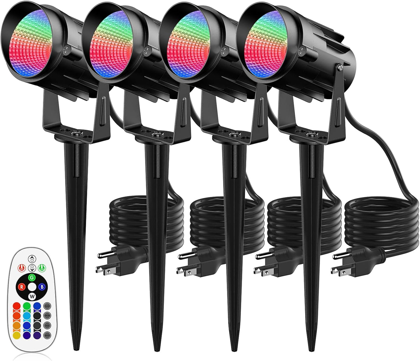 Halloween Christmas Spotlight Outdoor RGB Spot Lights for Yard
