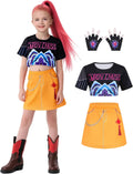 ZIW Demon Kids Pop Singer Costume Set - Bold 2-Piece Outfit