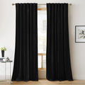 Velvet Curtains 108 in Blackout Panels - Heavy Duty Luxury Drapes