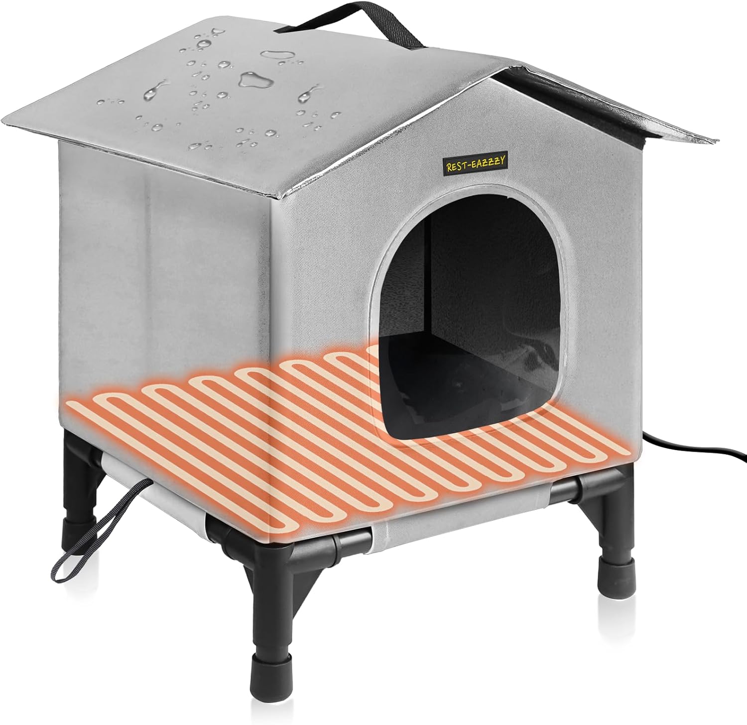 Heated Cat House for Indoor Cats in Winter - Cozy Shelter