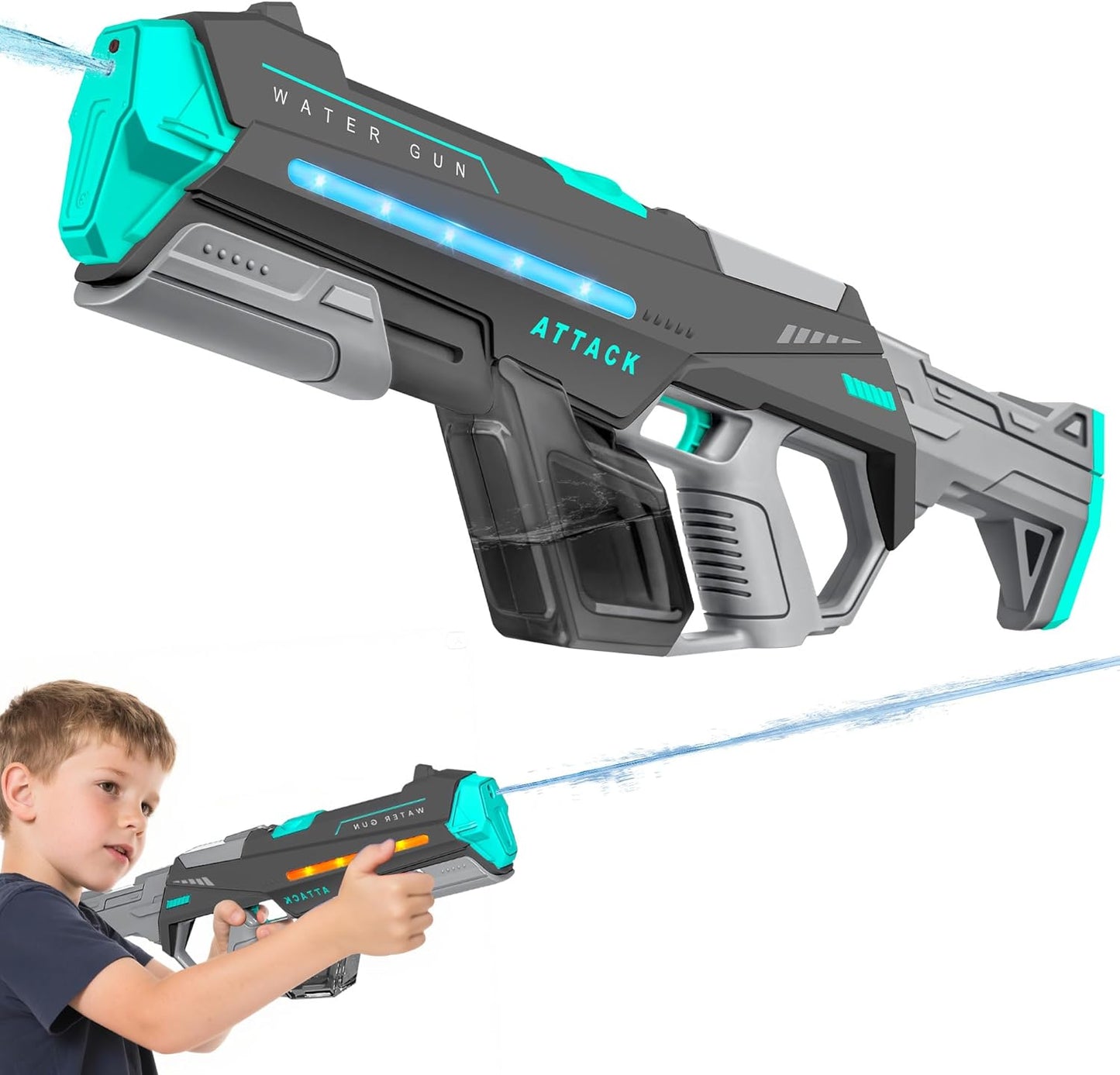 Electric Water Guns for Adults and Kids with Powerful Range