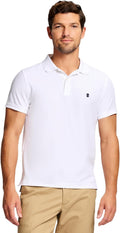 IZOD Men's Advantage Performance Short Sleeve Polo - Breathable Cotton