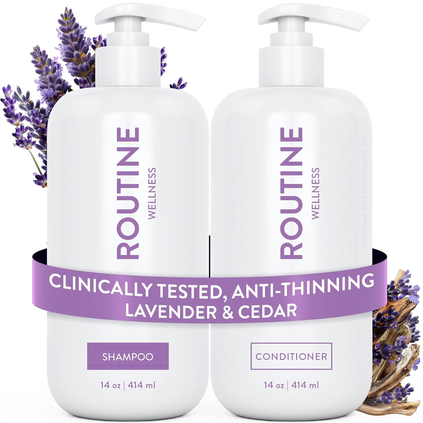 Routine Wellness Anti-Thinning Shampoo & Conditioner Set for Hair