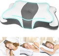 Ergonomic Contour Memory Foam Pillow - Cervical Support for Neck