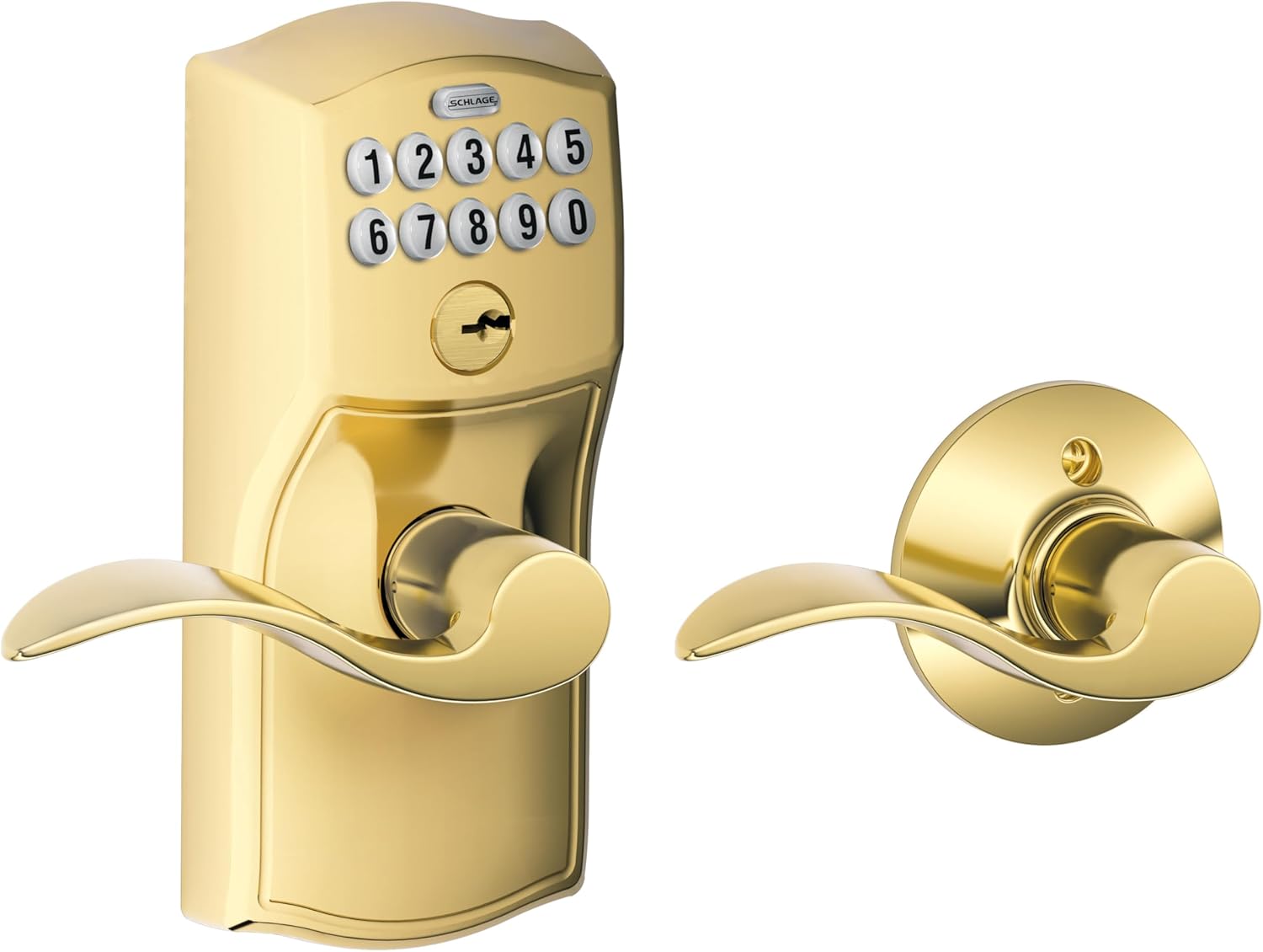 Schlage FE575 CAM 505 ACC Camelot Keypad Lock for Security