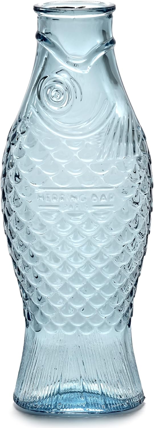 Fish & Fish Glass Water Pitcher by Paola Navone - Elegant Design