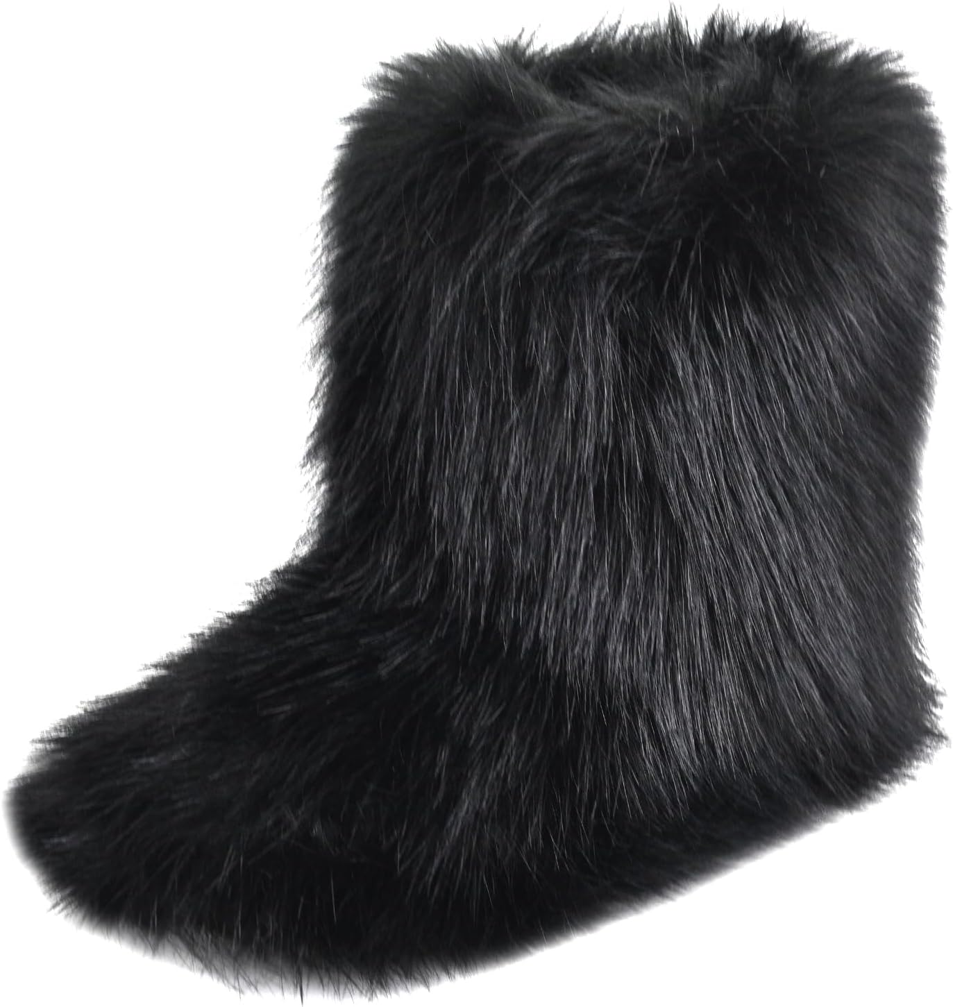 Fashion Fur Boots for Women: Comfy Plush Warm Snow Booties
