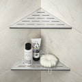 Corner Shower Shelf 10ft Brushed 304 Stainless Steel Slot Design