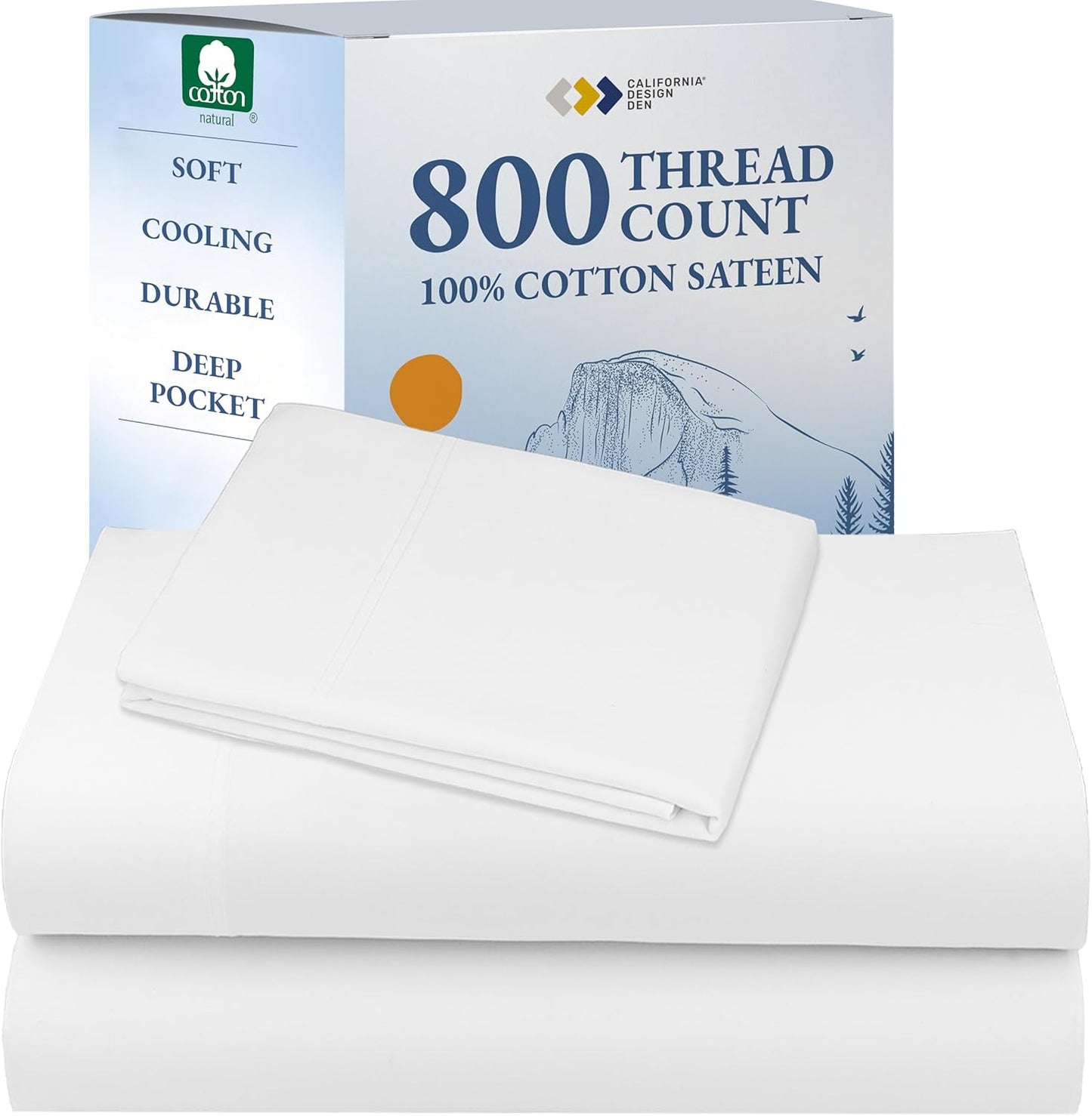California Design Den Luxury Twin Sheets Set - Buttery Soft Comfort