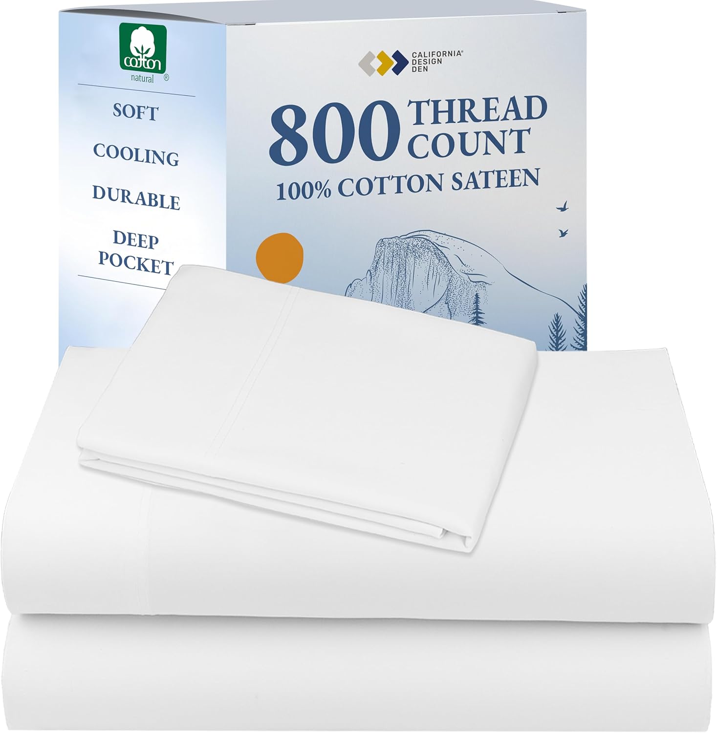 California Design Den Luxury Twin Sheets Set - Buttery Soft Comfort