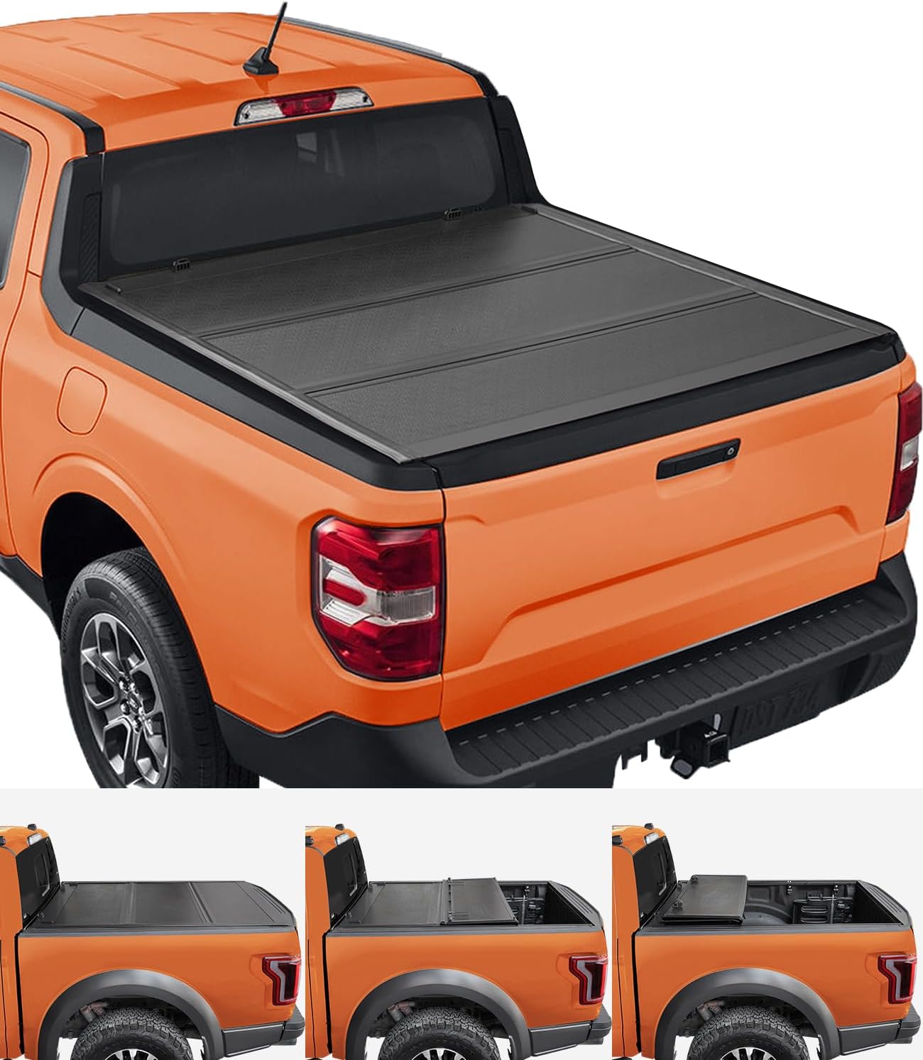 TIPTOP Low Profile Hard Folding Truck Bed Tonneau Cover for 2022-2025