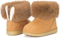 KVbabby Girls Winter Boots Toddler Snow Boots - Warm Fur Lined
