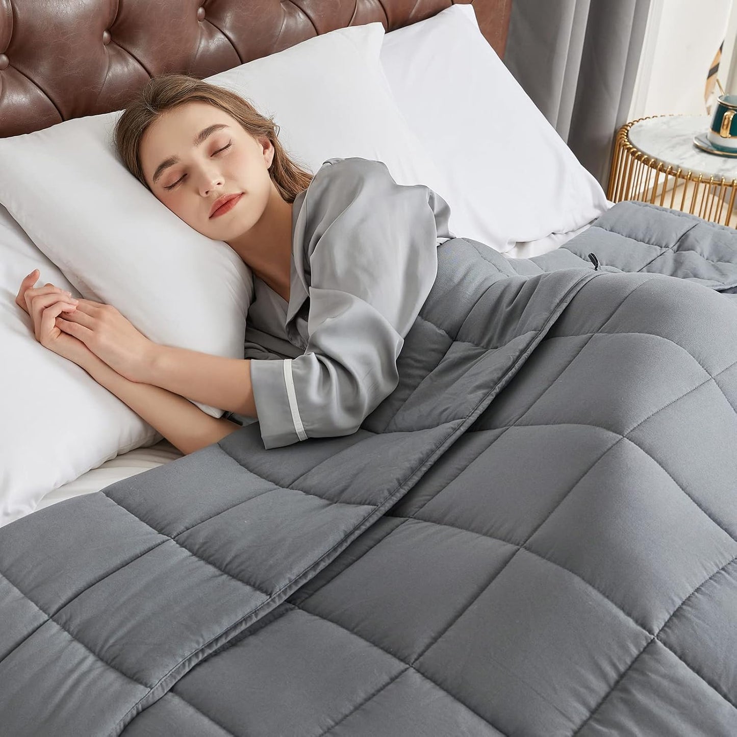 CYMULA Weighted Blanket for Adults - Cooling Comfort for All Seasons