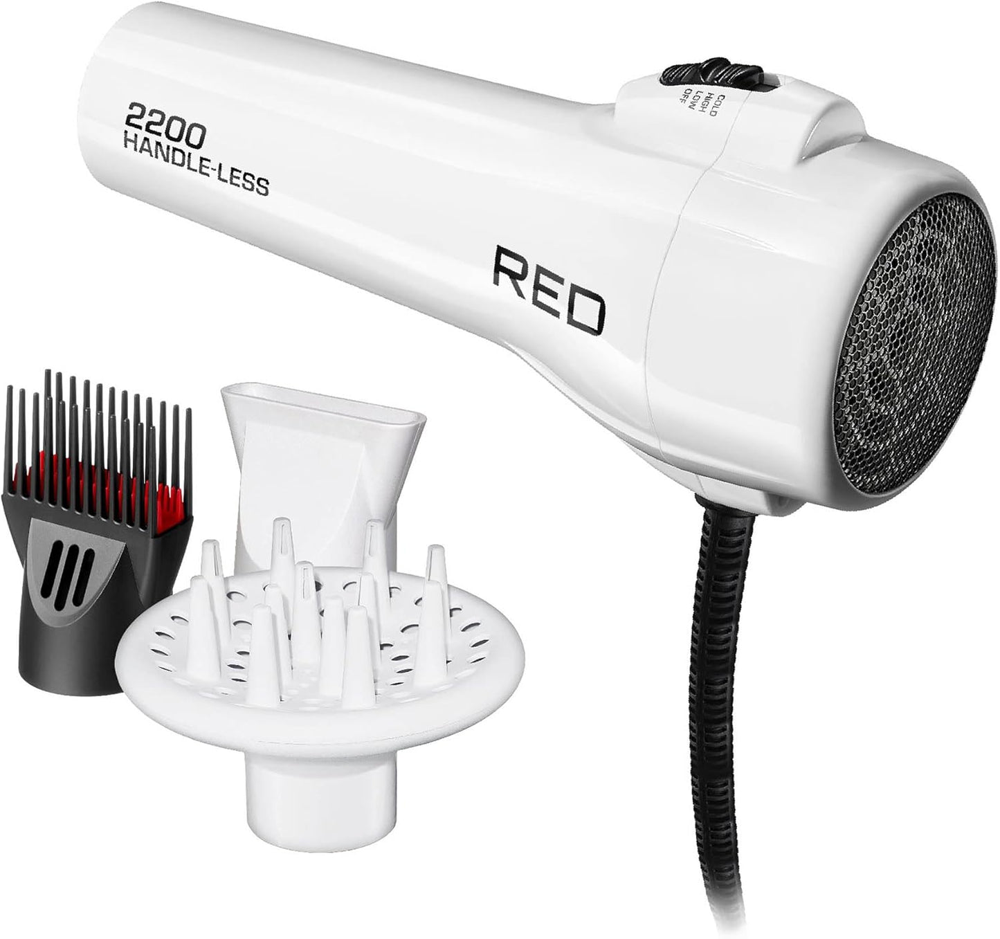 Red by KISS HandleLess Blow Dryer for Frizz-Free Shine