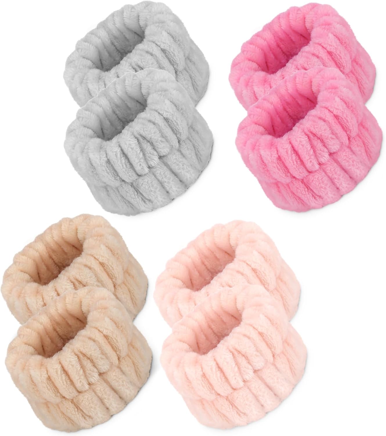 Absorbent Microfiber Wristbands for Active Women