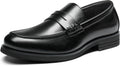 Men's Dress Slip-on Penny Loafers - Memory Foam Comfort
