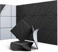 12 Pack 12 in x 12 in x 0.4 in Acoustic Panels - High Density Sound