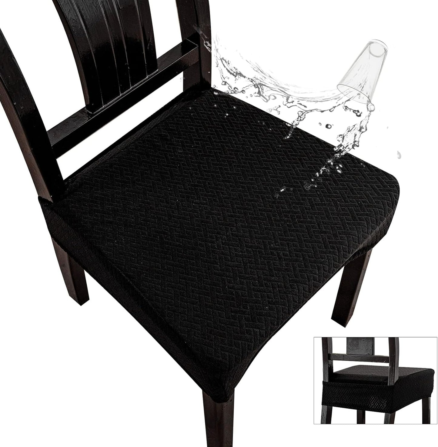 Genina Waterproof Dining Chair Covers - Stylish Protection for Chairs