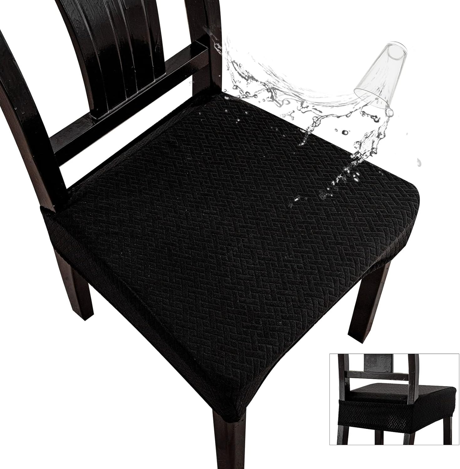 Genina Waterproof Dining Chair Covers - Stylish Protection for Chairs
