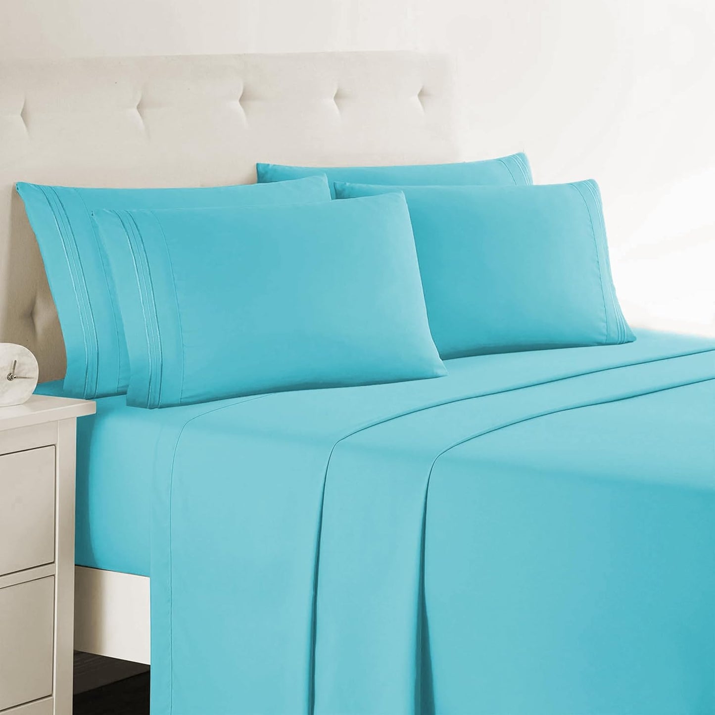 Clara Clark Cal King Sheets Set - Luxury Super Soft Bedding