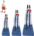 Chicken Duck Goose Diaper Washable Pet Bow Tie Diapers for Poultry L
