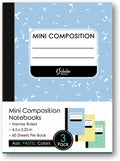 iScholar Mini Composition Books Narrow Ruled 4.5 x 3.25 in - 3-Pack