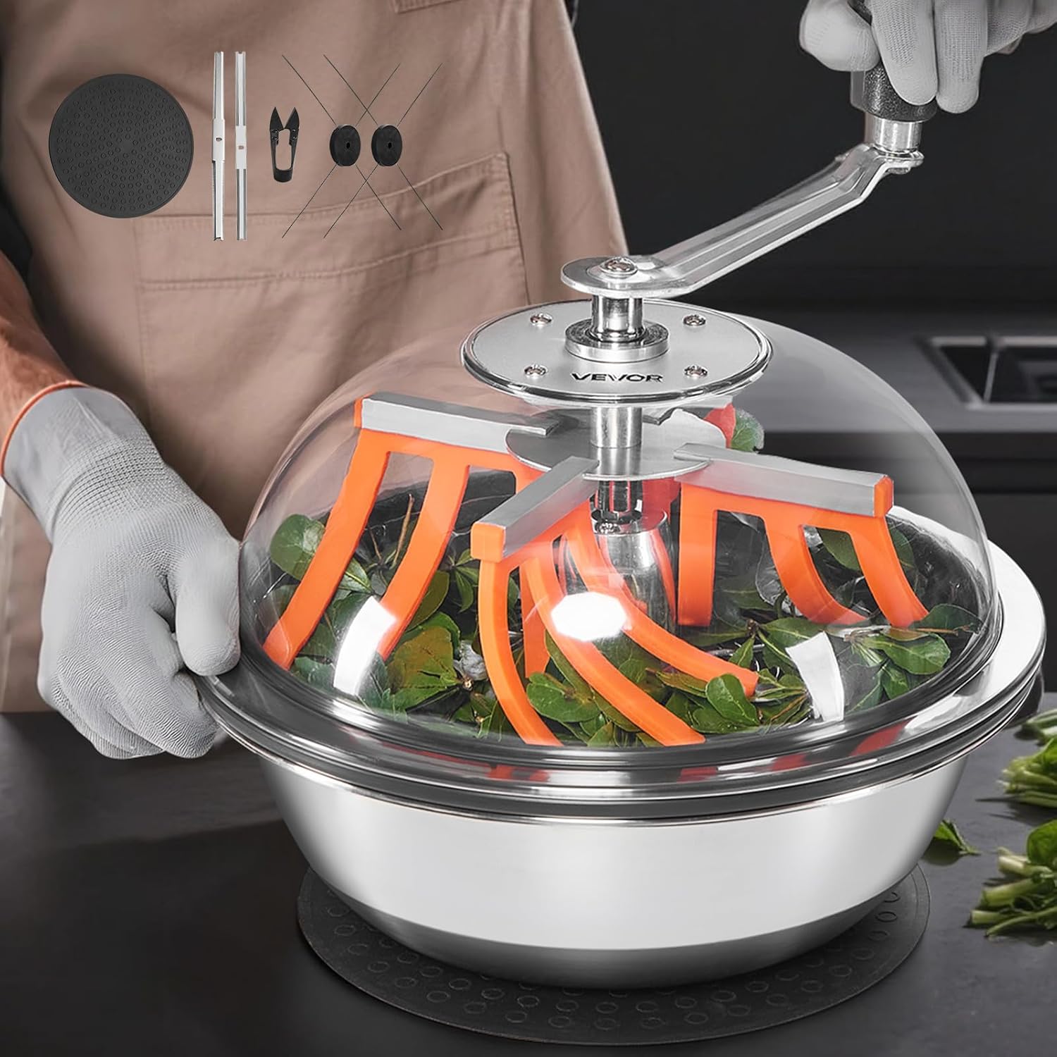 VEVOR Bud Leaf Bowl Trimmer 13in for Efficient Leaf Trimming