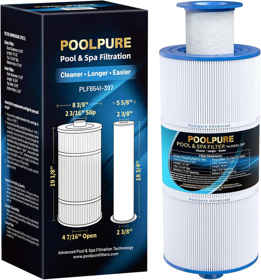 POOLPURE 6541-397 Spa Filter Cartridge for Sundance 880 Series