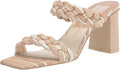 Dolce Vita Paily Heeled Sandal - Feminine Braided Spring (Style WR6P)